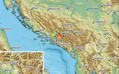 Potres 3,4 stupnja Richtera u Hercegovini