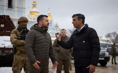 Rishi Sunak posjetio Kijev i obećao još veću i još jaču podršku u borbi protiv agresora