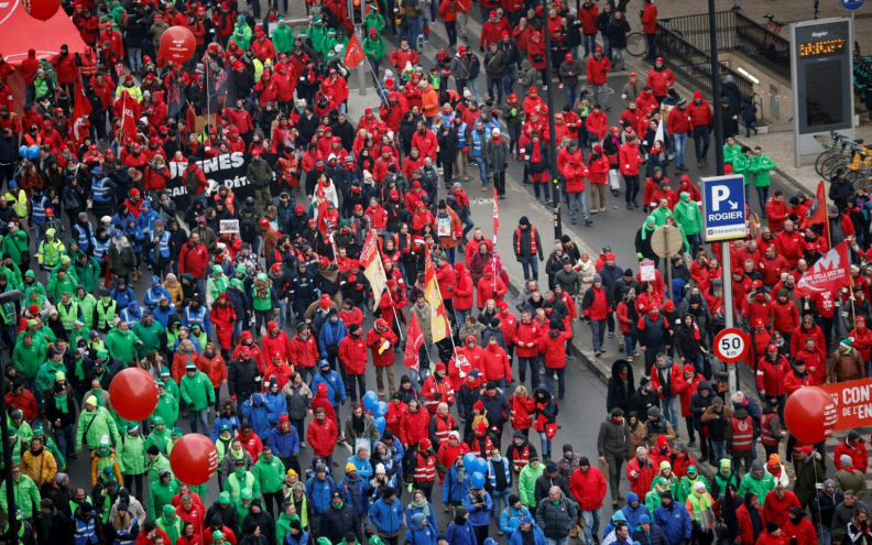 Ljudi izašli na velik prosvjed u Bruxellesu zbog rasta životnih troškova