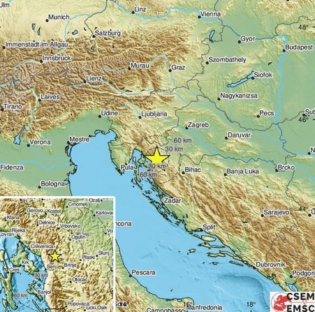 Vinodolsko područje pogodila dva potresa