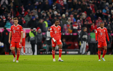 Bayern se “okliznuo” pred svojom publikom, razlika prve dvije momčadi na tablici je samo jedan bod