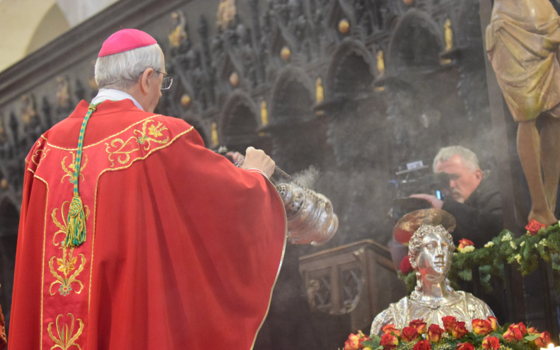 FOTO Mons. Puljić predvodio misno slavlje povodom svetkovine svete Stošije