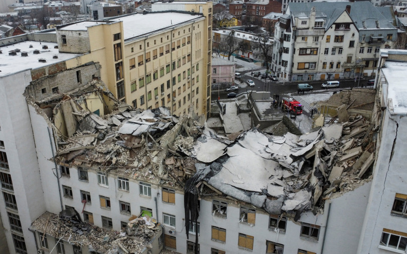 Rusi tvrde da Ukrajinci sami žele raznijeti svoje zgrade i za to okriviti njih