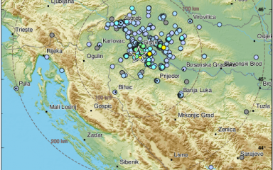 Umjeren potres magnitude 3,6 po Richteru zatresao sisačko područje