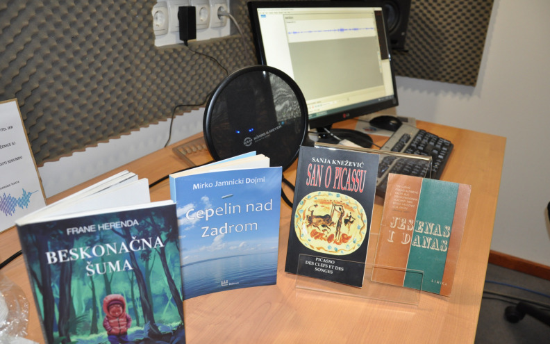 Znanstvena knjižnica Zadar provodi projekt izrade zvučne knjige