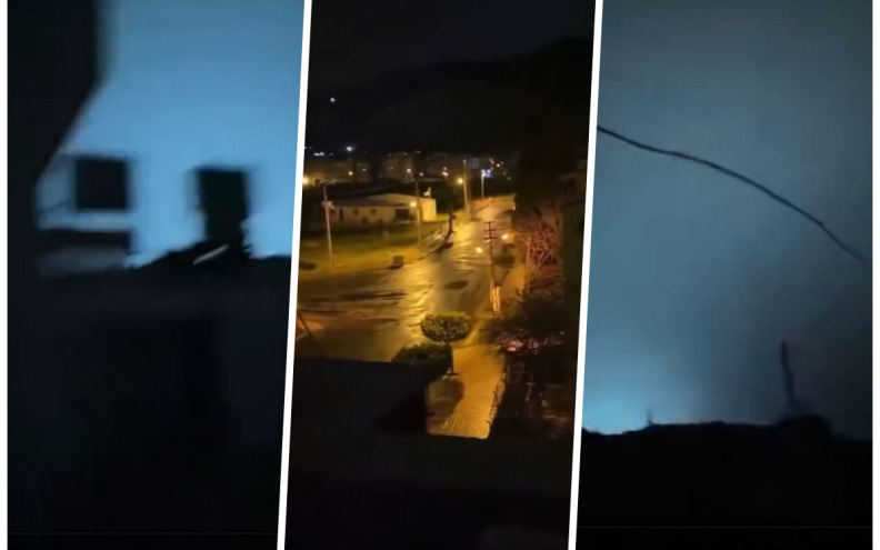 VIDEO Plave eksplozije na nebu, strašna tutnjava i onda potpuni mrak