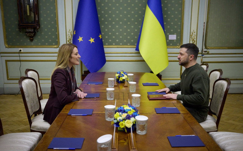 Predsjednica EP-a poziva na pregovore o ukrajinskom članstvu ove godine
