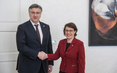 Premijer i predsjednik Sabora sastali se s kosovskom ministricom vanjskih poslova