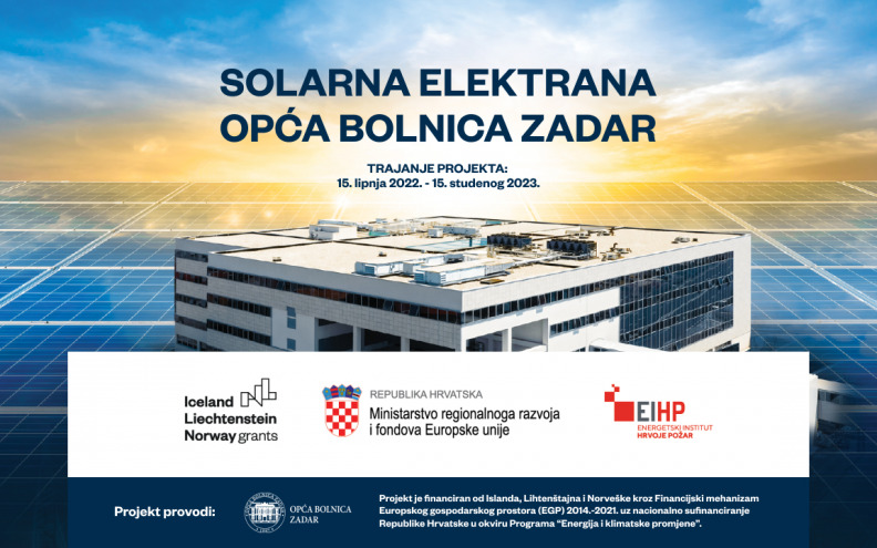 Opća bolnica Zadar instalirat će solarnu elektranu