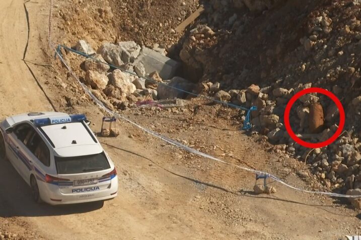 Na gradilištu ceste pronađena aviobomba: “Staju svi radovi, sve što proizvodi vibracije”