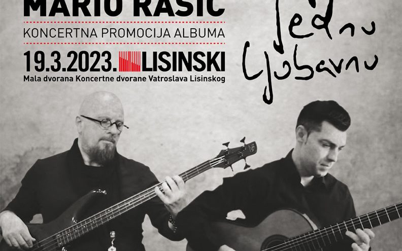 Boško Jović & Mario Rašić predstavljaju “Napiši jednu ljubavnu” u Lisinskom